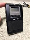 Sony Icf-m701 Am fm Radio - Pocket Sized - W  Ear Receiver - Tested Works