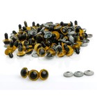 100pcs set 12mm Plastic Safety Eyes For Teddy Bear For Doll Animal Puppet Craft