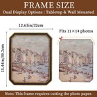 11x14 Vintage Picture Frame  Brown Gold Antique 11 By 14 Picture Frame With G   