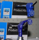 100 Blue Retail Stop Locks   2 Matching Keys   Smallest Key For Keychain Carry