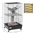 Small Animal Habitat Pet Play House For Ferret W  Wheels Hammocks Tunnels
