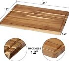 24  X 18  Extra Large Acacia Wood Cutting Board For Kitchen With Juice Slot