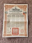 Chinese Government Reorganization Gold Loan Of 1913   20 Bond W Coupons 5  China