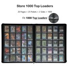 25-pocket Top Loader Binder  Holds 1000 Top Loaders  Top Loader Card Binder A   