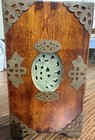 Vintage Chinese Jade Jewelry Cabinet Wooden Box Shanghai Carved Panels Read