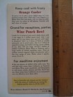 1950s-60s Wine Advisory Board Wine Coolers Brochure Vintage California