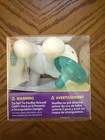 Wubbanub Infant Pacifier Dogs   Puppies White teal Plush  Bpa-free Silicone