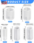 60pcs Rubber End Caps  Flexible Screw Thread Protector Covers For Metal Tube   R