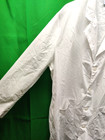 Landau Unisex Scrub 3-pocket Full-length Lab Coat White Size Xlg