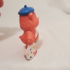 Vintage 1984 Care Bears Cheer Bear Painting Mini Pvc Figure 2   