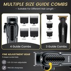 3 In 1 Professional Hair Clippers Electric Shaver Set Cordless Barber Trimmer