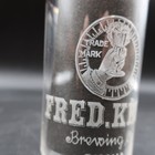 Pre Pro Fred Krug Beer Brewing Etched Glass  Krug Brewing  Omaha Ne