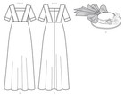 Sewing Pattern Womens Costume Dress Hat Victorian Edwardian 1900 Halloween 6610