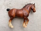 Nice Vintage Breyer Horse  80 Chestnut Clydesdale Stallion Shaded Dark 1970s