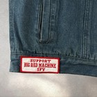 Ha Motorcycle Hells Angels Support Vest Fits Xl 2xl Denim Big Red Machine