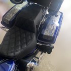 Thicker New Upgrade Gel Step-up Seat For Harley Touring Road   Street Glide Us