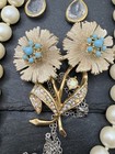 Antique Junk Drawer Jewelry Lot Necklace Bracelet Earrings Rings Monet