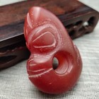 Chinese Jade Antique Hand-carved Pendant Necklace Ancient Jade Nice Statue1929