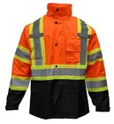 Rk Safety Rw-cla3-tor77 tlm55 Class 3 Rain Suit  Jacket  Pants High Visibility R