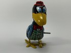 Vintage Louis Marx Co  Japan Wind-up Tin Toy Dapper Bird Crow Raven Working