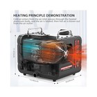 5kw Diesel Heater - 110v 12 24v  5l All-in-one W  Remote   Lcd  For Home Garage