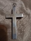 Antique Rosary Ebony Wood Crucifix cross France