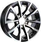 2-pack Aluminum Trailer Wheels 15x5 15 Inch 5 Lug 4 5 Center Edge Black Rim