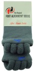 Foot Alignment Socks  Charcoal Black Helps Bunions  Crooked   Hammer Toes   More