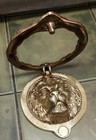 Brass Lion Head Door Knocker Shiny Solid Heavy Hinged Vintage Home Antique Style