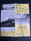 1940s Prince Albert Hotel Brochure - Big Tupper Lake Moody Ny  Adirondacks
