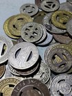 Lot Of 5 Random Vintage Transit  Transportation Tokens 