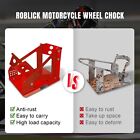 Big Red Motorcycle Wheel Chock  1800 Lbs Capacity Wheel Cradle Holder dirt Bike