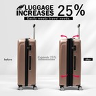 3 Piece Luggage Set Expandable Abs Durable Suitcase W  Tsa Lock Double Wheels