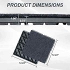 Fake Mat Interlocking Carpet Tiles   12 x12  Outdoor Flooring  9 Pcs One Pack