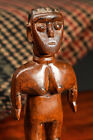 Ewe Female Figure Vanvavi African Africa Antique Wood Sculpture Statue Art