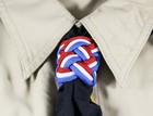 Boy Scout Eagle Neckerchief Woggle Slide Turks Head Knot Paracord Handmade