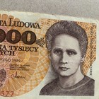   Marie Curie   Poland 20000 Zlotych Banknote 1989 Polish World Currency