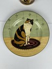 Vtg Warren Kimble Fat Cat Coffee Mug   8  Plate Sakura Cat Collection