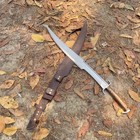 Custom Handmade D2 Tool Steel Combat Machete Sword Hunting Warrior Sword Camping