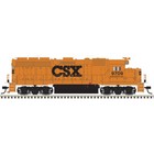 Atlas Master Line Ho 10004005 Silver Series Gp40 With Ditch Lights  Csx  mow 