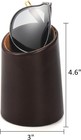 4 Pack Eyeglass Holder Stand Pu Leather Stand Case Eyewear Reading Glasses Desk