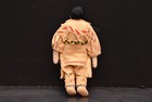 Vintage Native American Doll Beaded Sioux Indian W Leather Fringe 5 5  Tall