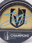 Jack Eichel Las Vegas Golden Knights Champions Official Hockey Puck - Fanatics
