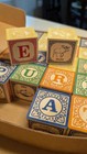 Vintage Uncle Goose Alphabet Wood Letter Blocks Numbers Animals Full Set