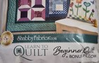 Shabby Fabrics Learn To Quilt Series Beginner Quilt Kit - Dilly Dally   Pillow
