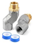  3 4inch Npt 2pcs  Fuel Swivel With Rotating Connector For Dispensing Diesel