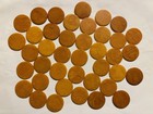 40 Vintage 1930s Bakelite Poker Game Chips Butterscotch Marbled Swirl Catalin 1