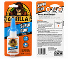 Gorilla Super Glue Clear 15g 0 53 Oz Impact Tough Fast Setting - 3 Pack