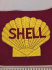 Vtg Shell Gas Oil Service Station Patch 6  X 6  Square Embroidered Sew On