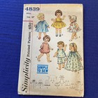 Patterns Lot 6 Doll Clothes Vtg 1950 60s Baby Girls 16  18  20  23-35  As Is